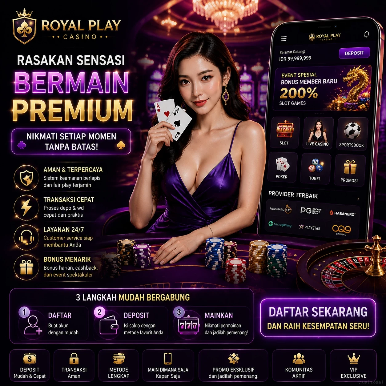 Sistem verifikasi jualtogel screenshot